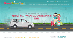 Desktop Screenshot of keralatouristtaxi.com