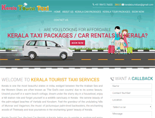 Tablet Screenshot of keralatouristtaxi.com